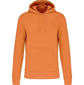pracovní mikina Kariban Mikina Kariban K4027 s kapucí, ekologická, pánská COT20402734501-light orang S Oranžová světlá