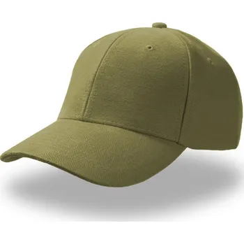 Atlantis Headwear Kšiltovka Pilot, 6 panelová, bavlněná, keprová, broušená COT33050155099-olive Olivová UNI