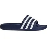 adidas Adilette Aqua Slides 43 1/3 DKBLUE/FTWWHT/DKBLUE