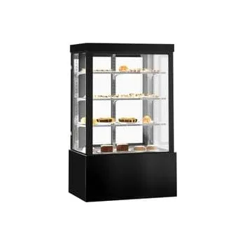 Vinotéka G.Gastro Cukrárenský pult/ chladicí vitrína - 1,2 m - 950L - se 3 policemi (LED)