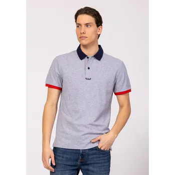 Pánské tričko Heavy Tools pánské polo triko Dilston šedé Velikost: XL