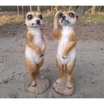 Zahradní dekorace Prodex Import Surikata stojící velká 2 druhy