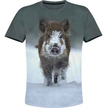 tricko-celopotisk-kanci-sele-myslivec velikost: 5XL - šířka 67 cm, délka 78 cm