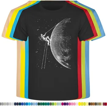 detske-levne-bavlnene-tricko-potisk-horolezec-Mesic Barva: Black -černá, velikost: 140