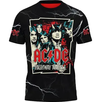 Pánské tričko hardrockove-cerne-tricko-ac-dc velikost: 158 - šířka 43 cm, délka 56 cm