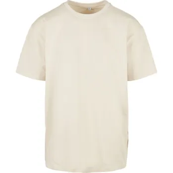 pracovní tričko Build your Brand Tričko BY 102, oversize, krátký rukáv, pánské COT56010212014-sand Písková 4XL