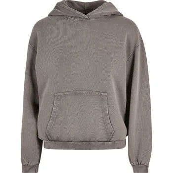 pracovní mikina Build your Brand Mikina Acid Wash BY 19 s kapucí, dámská COT560194a9701-asphalt S Asphalt