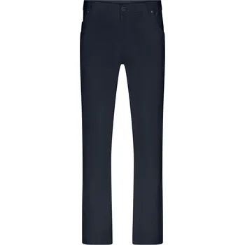 Pánské kalhoty James & Nicholson Kalhoty JN 3002 do pasu, elastické, pánské COT023002003n5-navy Navy 50