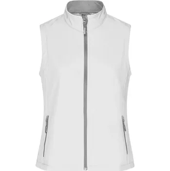 pracovní vesta James & Nicholson Vesta JN 1127, softshellová, promo, dámská COT02112790204-white/white XL Bílá/bílá