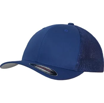 Flexfit Kšiltovka Flexfit 6511 Mesh Trucker, síťovaná COT55651105012-royal Modrá královská S-M