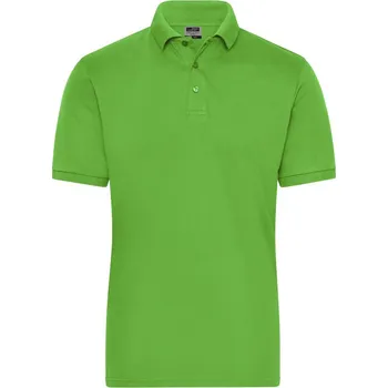Pánské tričko James & Nicholson Polokošile Solid JN 1806, elastická, krátký rukáv, pánská COT02180604213-lime green 3XL Zelená lime