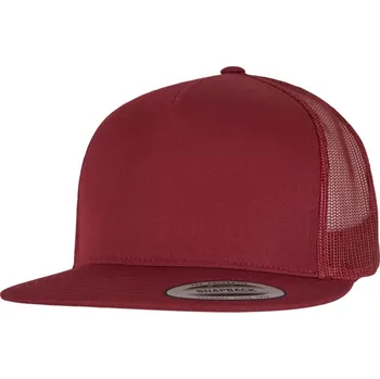 Pracovní přilba Flexfit Kšiltovka Flexfit Trucker 6006, 5 panelová COT55600608299-maroon UNI Kaštanová