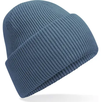 Pracovní přilba Beechfield Čepice Recycled B385R s manžetou, pletená COT53385Rt8099-airforce bl UNI Modrá airforce