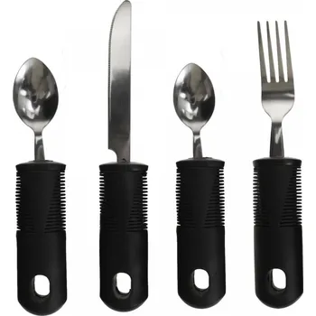 Příbor Wellys GI-041880: 4 Pieces Comfort Grips Senior Cutlery Set