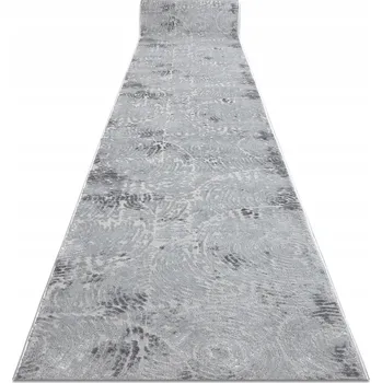 Koberec BĚHOUN MODERNÍ STRUKTUROVANÝ MEFE 100 cm KOBEREC KOLA OTISK BETONU šedý ^*Q3026