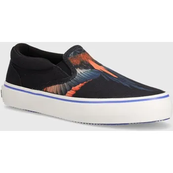 Pánské tenisky Tenisky Marcelo Burlon Icon Wings Slip-On Vulcanized, 41, černá, 99X
