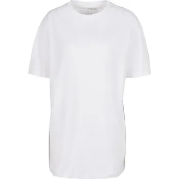 pracovní tričko Build your Brand Tričko BY 149, oversize, krátký rukáv, dámské COT56014900101-white S Bílá