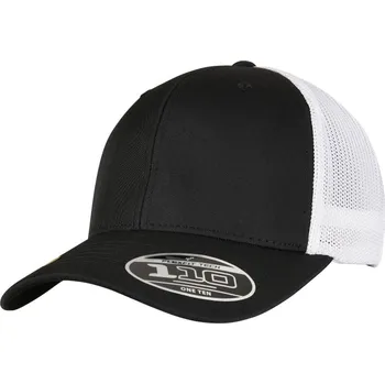 Pracovní přilba Flexfit Kšiltovka 110R Recycled Trucker, 6 panelová COT5510RT98099-black/white Černá/bílá UNI