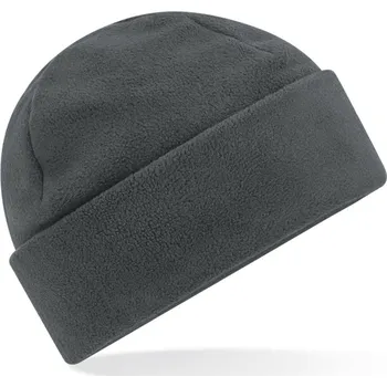 Pracovní přilba Beechfield Čepice B 243R Recycled s manžetou, fleecová COT53243R65099-steel grey UNI Šedá ocelová