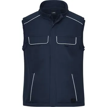 pracovní vesta James & Nicholson Vesta JN 883 Solid, softshellová COT-02088355014 Olivová 4XL