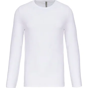 Pracovní oblečení Kariban Tričko K3016, elastické, dlouhý rukáv, pánské COT20301600113-white 3XL Bílá