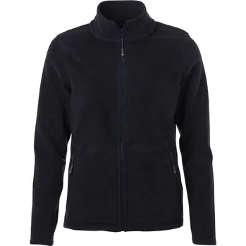 pracovní mikina James & Nicholson Mikina JN 781 na zip, mikrofleecová, dámská COT02078100300-navy Navy XS