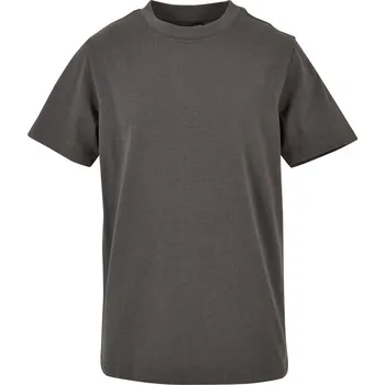 Build your Brand Tričko BY 116, z těžké bavlny, krátký rukáv, dětské COT560116ah3ud-dark shadow 122-128 Shadow tmavá