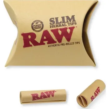 RAW Slim Herbal předrolované filtry 21 ks (5 mm) 1 ks
