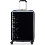 Cestovní kufr Delsey X Benetton United 65 cm 376981000 - černý 69 l