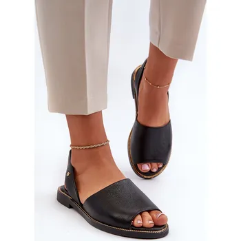 Dámské sandále kožené sandály Alivia Barva: Černá, Velikost: 37