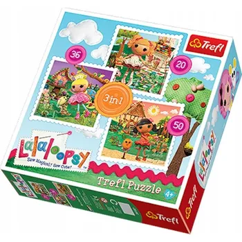 Puzzle Puzzle Trefl 3v1 20/36/50 dílků - Lalaloopsy 34187