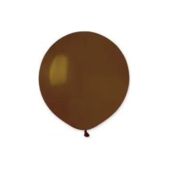 Balónek Latexové balónky Gemar 19" hnědé 25 ks