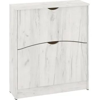 Botník Slevadoma Botník T-02 EKO Barva: dub kraft - bílý