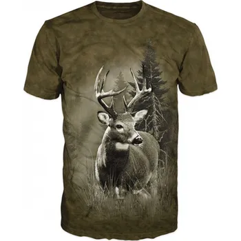 Pánské tričko tricko mlady jelen velikost: 5XL - šířka 67 cm, délka 78 cm