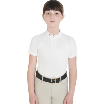 EQUESTRO Triko multifunkční Training Equestro, dětské, bílé 8 let