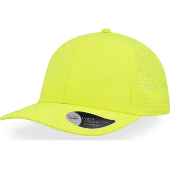 Pracovní přilba Atlantis Headwear Kšiltovka Breezy, 6 panelová COT336040p6299-yellow fluo UNI Žlutá fluorescent
