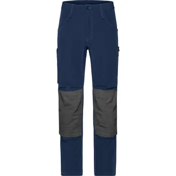 montérky James & Nicholson Kalhoty Slim Line JN 1813, strečové, do pasu COT02113M003m6-navy Navy 42