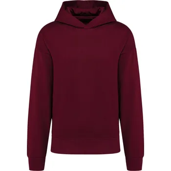 pracovní mikina Kariban Mikina Kariban K4018 s kapucí, oversize COT20401805401-wine S Vínová