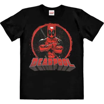 Pánské tričko Pánské tričko Deadpool: Circle (M) černá bavlna