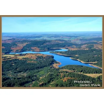 Pohlednice Přehradní nádrž Fláje - Krušné hory