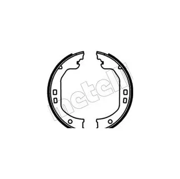 Auto-moto Sada brzdových čelistí, parkovací brzda METELLI 53-0742