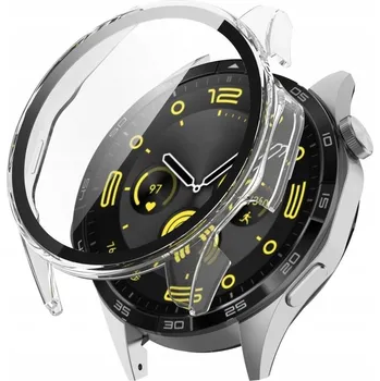 Pouzdro na mobilní telefon 2v1 POUZDRO + TVRZENÉ SKLO POUZDRO OBAL PRO HUAWEI WATCH GT 4 46MM