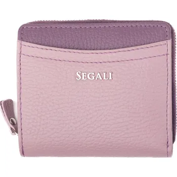 Peněženka SEGALI Dámská kožená peněženka 7544 B orchid/rose + 2 měsíce na vrácení zboží
