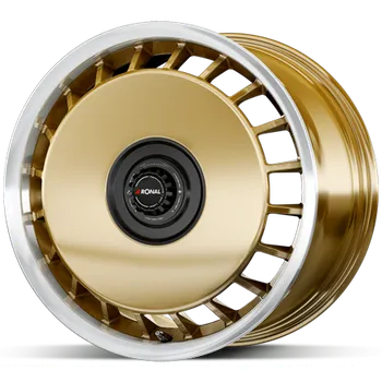 Disk Alu disk Ronal R50 Gold REV-B 8x18 5x100 ET35 zlatý leštěný černý