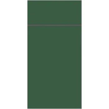 Papírový ubrousek Kapsa na příbor 40 x 33 cm Duniletto tmavě zelená (65&nbsp;ks)