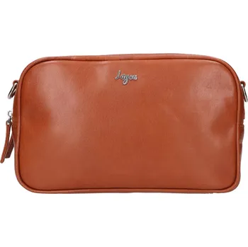 Kabelka Lagen Dámská kožená crossbody kabelka BLC-23/2655 CGN + 2 měsíce na vrácení zboží