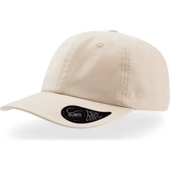 Pracovní přilba Atlantis Headwear Kšiltovka Dad Hat, 6 panelová, baseballová COT33403005299-stone UNI Šedá kamenně