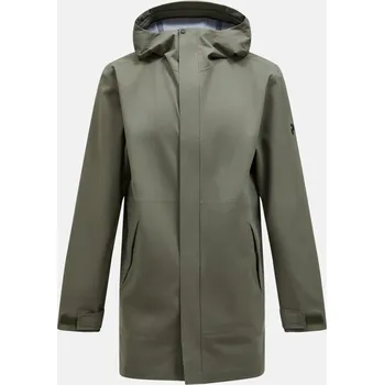Dámský kabát KABÁT PEAK PERFORMANCE M CLOUDBURST COAT PINE NEEDLE