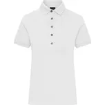 James & Nicholson Polokošile JN 1301, žerzejová, krátký rukáv, dámská COT02130100101-white S Bílá