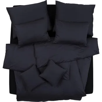 Povlečení SCANquilt povlečení JERSEY UNI antracitová 140 x 200/70 x 90 cm